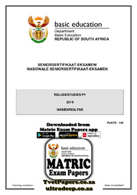 Religion Studies P1 May-June 2019 Memo Afr.pdf